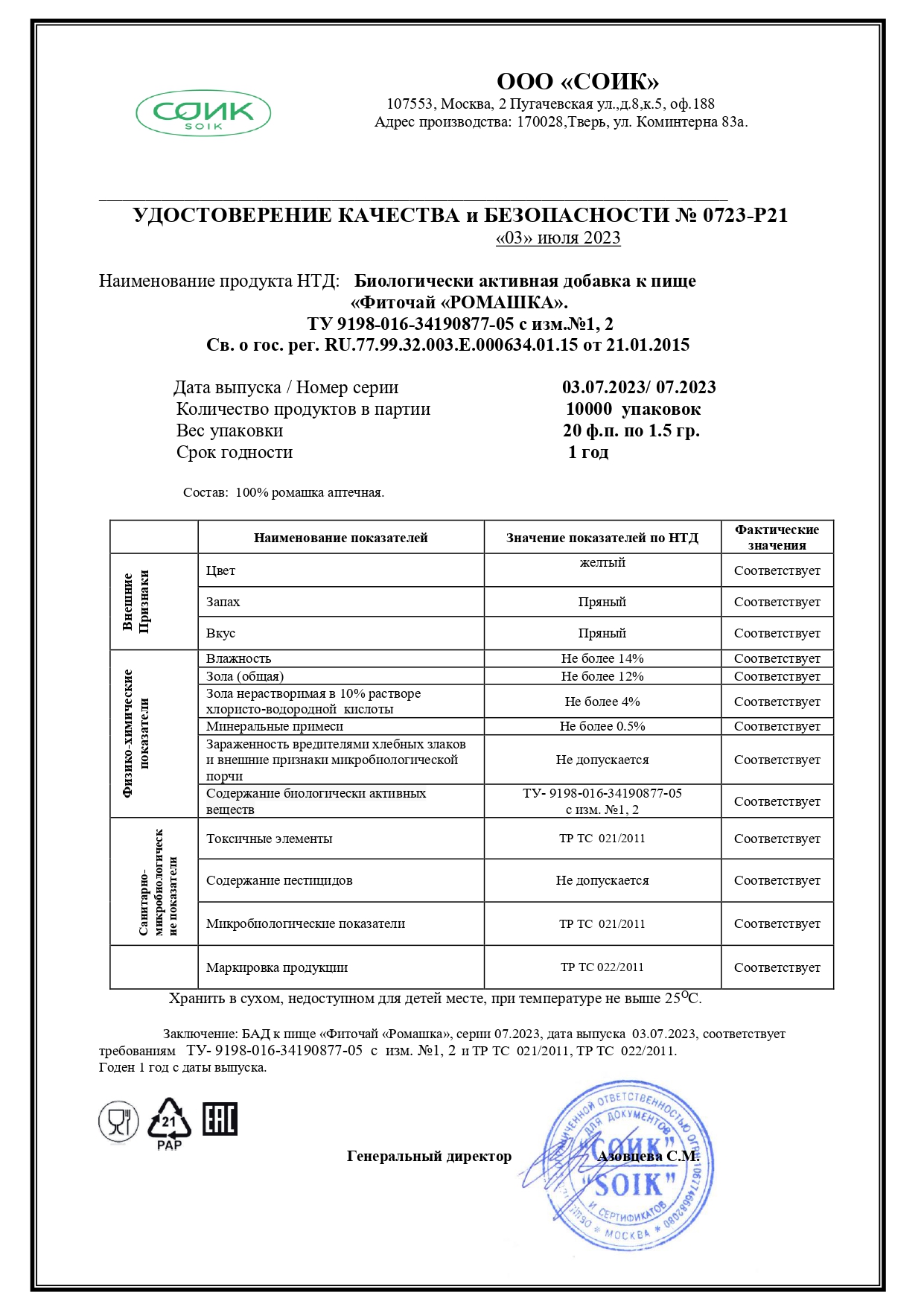 Паспорт №072023